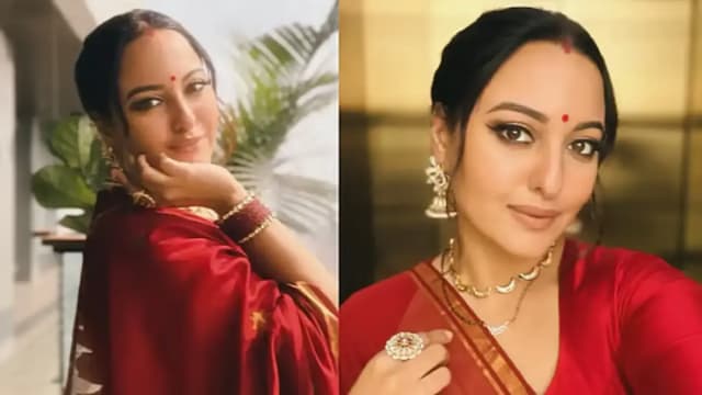 বিয়ের দুই বছর পর নববধূর সাজে সোনাক্ষী