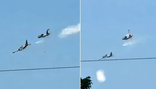 মাঝআকাশে দুই যুদ্ধবিমানের সংঘর্ষে ফিলিপিন্সের ৪ পাইলট নিহত