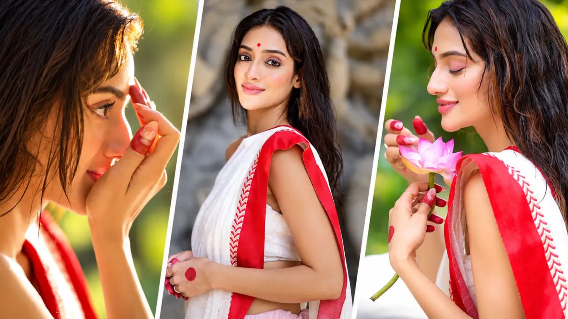 দেবীবরণে অংশ নিয়ে বিতর্কে নুসরাত জাহান, দিলেন কড়া জবাব