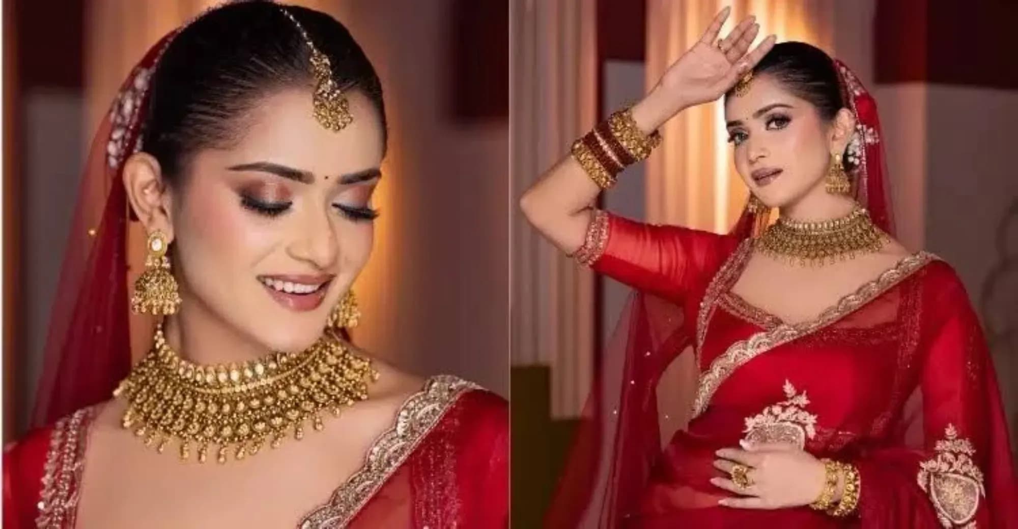 পরীমণির পর এবার বধূর সাজে নজর কাড়লেন তানজিন তিশা