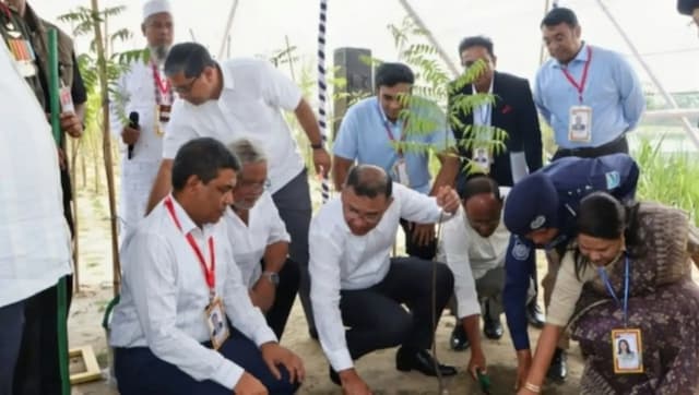 আমিনবাজারে সবুজায়ন কর্মসূচির উদ্বোধন করলেন প্রধানমন্ত্রী